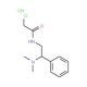 2-chloro-N-[2-(dimethylamino)-2-phenylethyl]acetamide hydrochloride (CAS 1170638-48-8) - chemical structure image