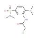 2-chloro-N-{2-(dimethylamino)-5-[(dimethylamino)sulfonyl]phenyl}acetamide - chemical structure image