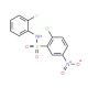 2-Chloro-N-(2-fluoro-phenyl)-5-nitro-benzenesulfonamide - chemical structure image