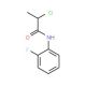 2-Chloro-N-(2-fluorophenyl)propanamide - chemical structure image