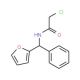 2-chloro-N-[2-furyl(phenyl)methyl]acetamide - chemical structure image