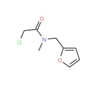 2-chloro-N-(2-furylmethyl)-N-methylacetamide - chemical structure image