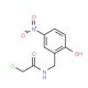 2-chloro-N-(2-hydroxy-5-nitrobenzyl)acetamide (CAS 110952-49-3) - chemical structure image