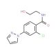 2-Chloro-N-(2-hydroxyethyl)-4-(1H-pyrazol-1-yl)-benzamide - chemical structure image