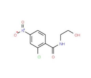 2-chloro-N-(2-hydroxyethyl)-4-nitrobenzamide (CAS 522601-84-9) - chemical structure image