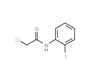 2-chloro-N-(2-iodophenyl)acetamide (CAS 66947-88-4) - chemical structure image