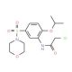 2-chloro-N-[2-isopropoxy-5-(morpholin-4-ylsulfonyl)phenyl]acetamide - chemical structure image