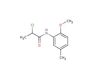 2-chloro-N-(2-methoxy-5-methylphenyl)propanamide - chemical structure image