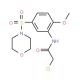 2-Chloro-N-[2-methoxy-5-(morpholine-4-sulfonyl)-phenyl]-acetamide - chemical structure image