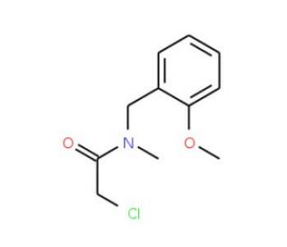 2-chloro-N-(2-methoxybenzyl)-N-methylacetamide - chemical structure image