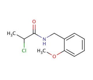 2-chloro-N-(2-methoxybenzyl)propanamide - chemical structure image