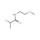 2-chloro-N-(2-methoxyethyl)propanamide - chemical structure image