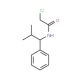 2-chloro-N-(2-methyl-1-phenylpropyl)acetamide - chemical structure image