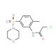 2-Chloro-N-[2-methyl-5-(morpholine-4-sulfonyl)-phenyl]-acetamide - chemical structure image