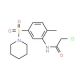 2-Chloro-N-[2-methyl-5-(piperidine-1-sulfonyl)-phenyl]-acetamide - chemical structure image