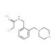 2-chloro-N-[2-(morpholin-4-ylmethyl)benzyl]acetamide hydrochloride - chemical structure image