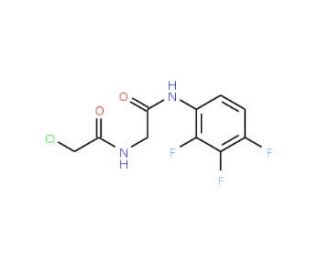 2-chloro-N-{2-oxo-2-[(2,3,4-trifluorophenyl)amino]ethyl}acetamide - chemical structure image