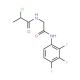2-chloro-N-{2-oxo-2-[(2,3,4-trifluorophenyl)amino]ethyl}propanamide - chemical structure image