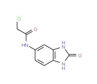 2-Chloro-N-(2-oxo-2,3-dihydro-1H-benzoimidazol-5-yl)-acetamide - chemical structure image