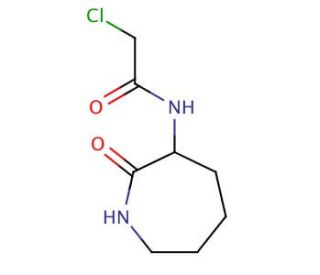 2-chloro-N-(2-oxoazepan-3-yl)acetamide - chemical structure image