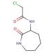 2-chloro-N-(2-oxoazepan-3-yl)acetamide - chemical structure image