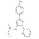 2-Chloro-N-(2-phenyl-5-p-tolyl-2H-pyrazol-3-yl)-acetamide - chemical structure image