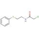 2-chloro-N-[2-(phenylthio)ethyl]acetamide - chemical structure image