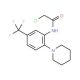 2-chloro-N-[2-piperidin-1-yl-5-(trifluoromethyl)phenyl]acetamide - chemical structure image