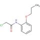 2-chloro-N-(2-propoxyphenyl)acetamide - chemical structure image