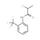 2-chloro-N-[2-(trifluoromethyl)phenyl]propanamide - chemical structure image