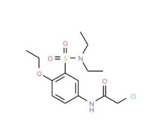 2-chloro-N-{3-[(diethylamino)sulfonyl]-4-ethoxyphenyl}acetamide - chemical structure image