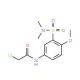 2-chloro-N-{3-[(dimethylamino)sulfonyl]-4-methoxyphenyl}acetamide - chemical structure image