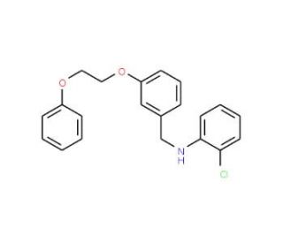 2-Chloro-N-[3-(2-phenoxyethoxy)benzyl]aniline - chemical structure image