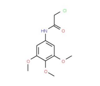 2-chloro-N-(3,4,5-trimethoxyphenyl)acetamide (CAS 39901-45-6) - chemical structure image