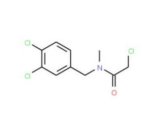 2-chloro-N-(3,4-dichlorobenzyl)-N-methylacetamide - chemical structure image
