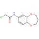 2-chloro-N-3,4-dihydro-2H-1,5-benzodioxepin-7-ylacetamide - chemical structure image