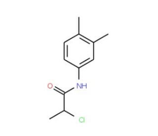 2-Chloro-N-(3,4-dimethylphenyl)propanamide - chemical structure image