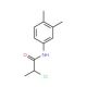 2-Chloro-N-(3,4-dimethylphenyl)propanamide - chemical structure image