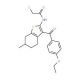 2-chloro-N-[3-(4-ethoxybenzoyl)-6-methyl-4,5,6,7-tetrahydro-1-benzothien-2-yl]acetamide - chemical structure image