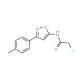 2-chloro-N-[3-(4-methylphenyl)isoxazol-5-yl]acetamide - chemical structure image