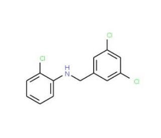 2-Chloro-N-(3,5-dichlorobenzyl)aniline - chemical structure image