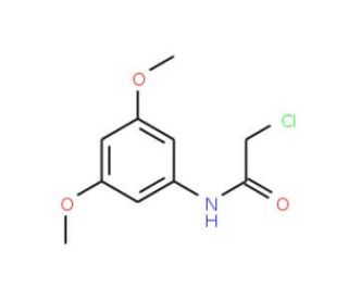 2-Chloro-N-(3,5-dimethoxy-phenyl)-acetamide (CAS 66932-96-5) - chemical structure image