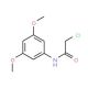 2-Chloro-N-(3,5-dimethoxy-phenyl)-acetamide (CAS 66932-96-5) - chemical structure image