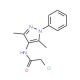 2-chloro-N-(3,5-dimethyl-1-phenyl-1H-pyrazol-4-yl)acetamide (CAS 92026-64-7) - chemical structure image
