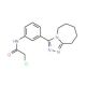 2-chloro-N-[3-(6,7,8,9-tetrahydro-5H-[1,2,4]triazolo[4,3-a]azepin-3-yl)phenyl]acetamide - chemical structure image