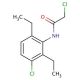 2-chloro-N-(3-chloro-2,6-diethylphenyl)acetamide - chemical structure image