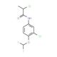 2-chloro-N-[3-chloro-4-(difluoromethoxy)phenyl]propanamide - chemical structure image