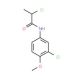 2-chloro-N-(3-chloro-4-methoxyphenyl)propanamide - chemical structure image