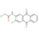 2-Chloro-N-(3-chloro-9,10-dioxo-9,10-dihydro-anthracen-2-yl)-acetamide (CAS 318272-33-2) - chemical structure image