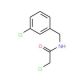 2-chloro-N-(3-chlorobenzyl)acetamide 的分子结构, CAS编号: 99585-87-2 2-chloro-N-(3-chlorobenzyl)acetamide (CAS 99585-87-2) - chemical structure image